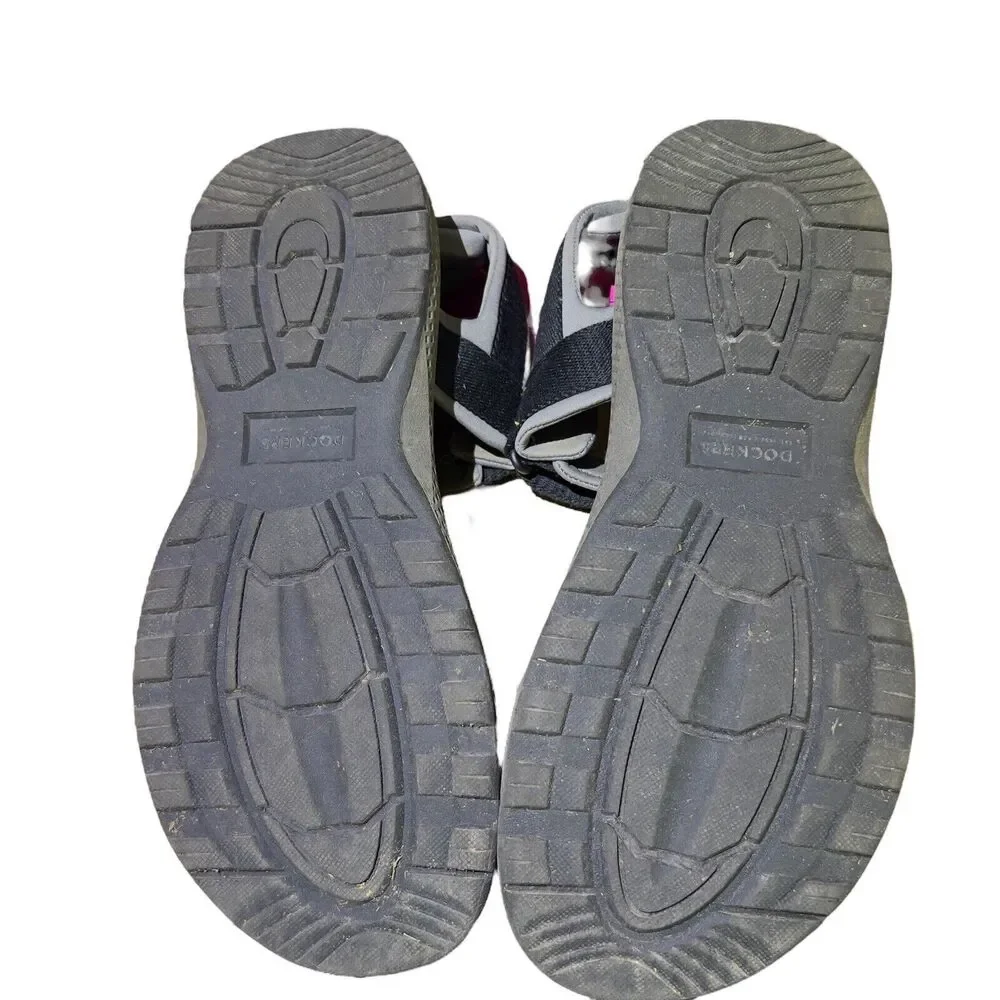 Dockers‎ Sandals Mens 12M Black Adjustable Sports Hiking Shoe
